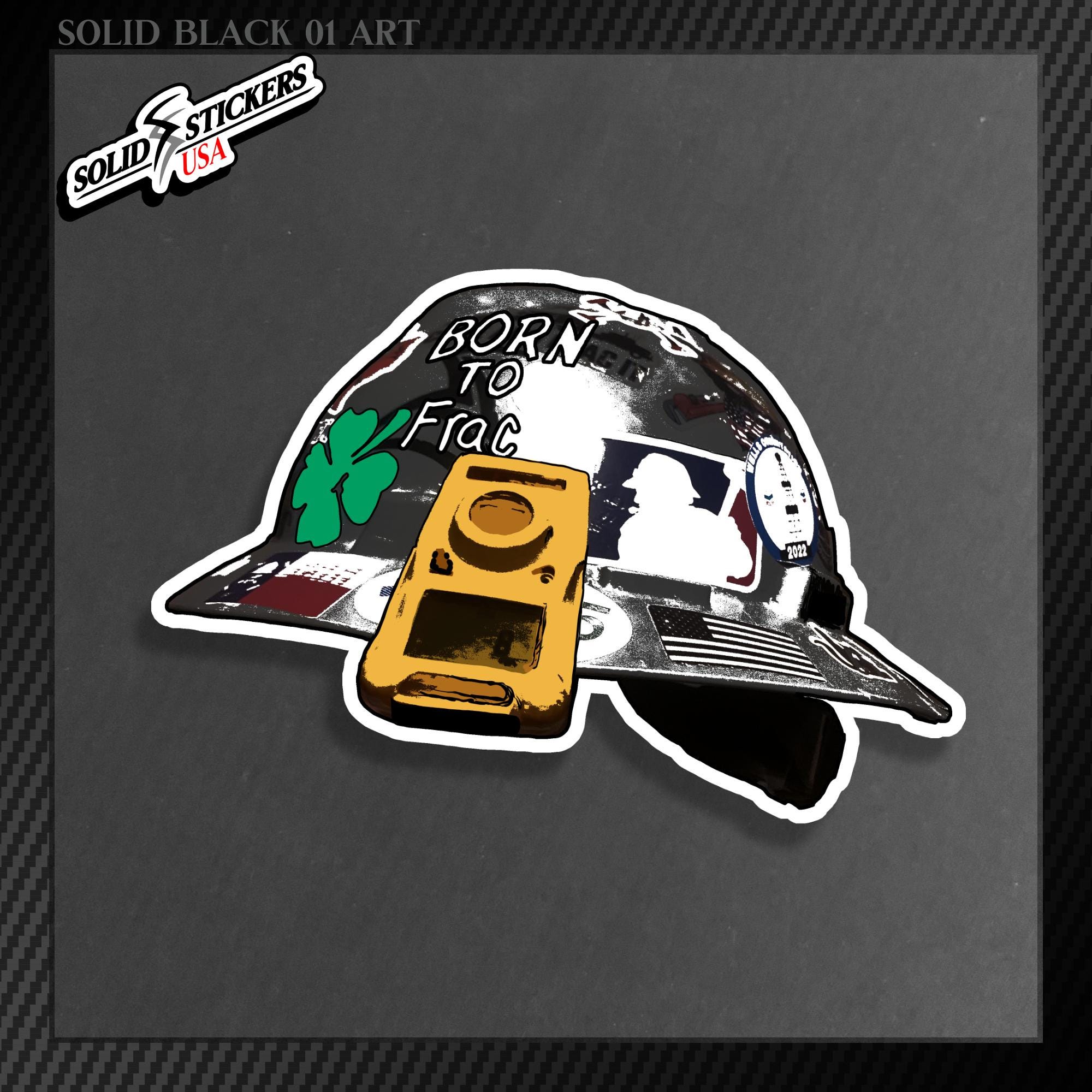 Frac Stack Decal Oilfield Frac Sticker-born to Frac Vinyl Decal-oilfield Hard Hat ...