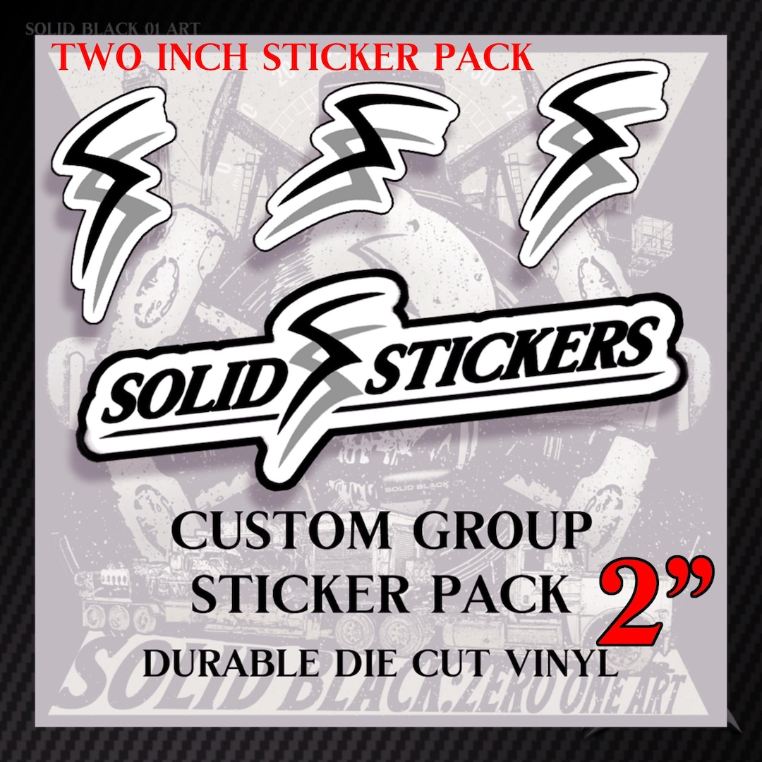 Custom 2 Inch Sticker Pack Crew Mascot or Logo Hardhat Stickers Custom ...