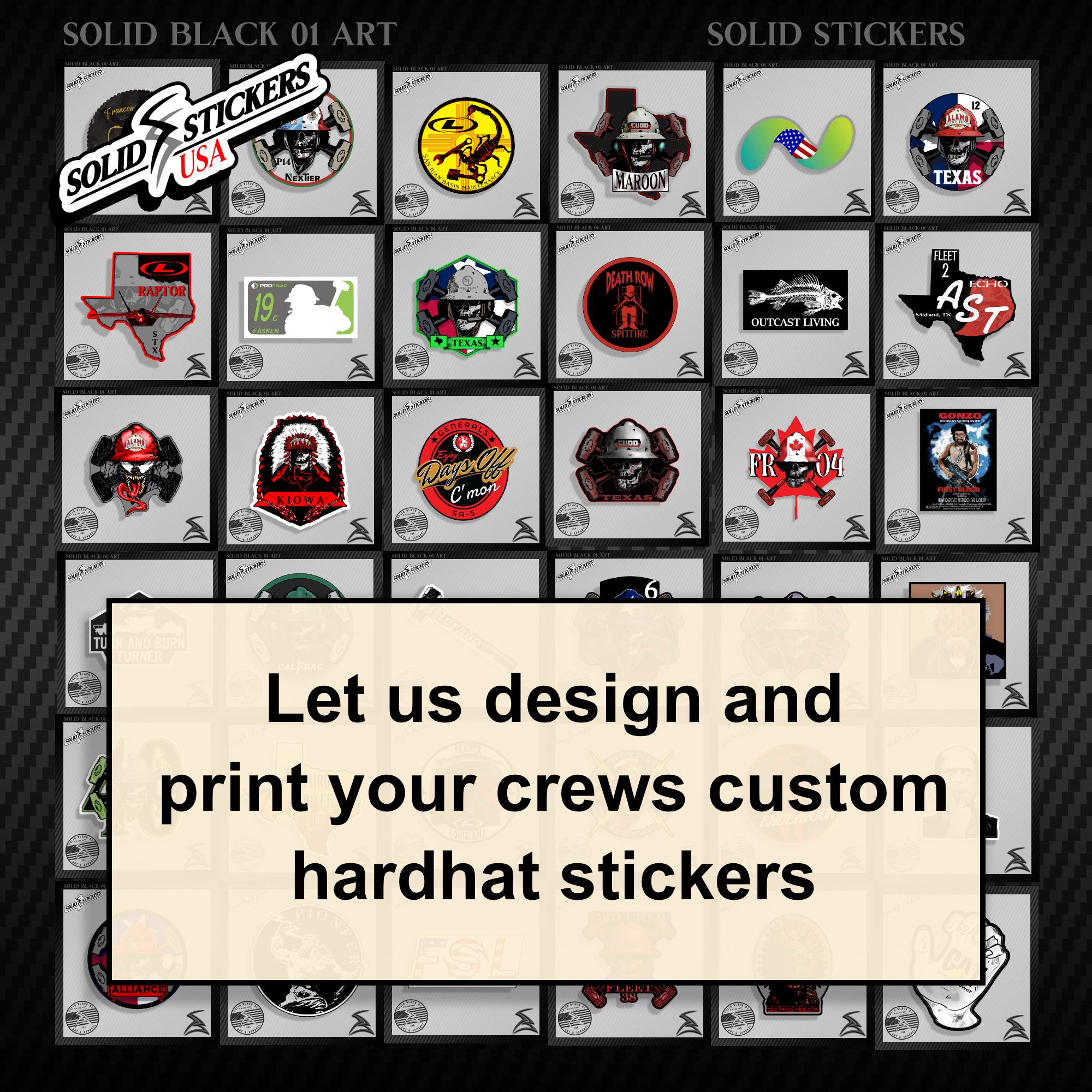 Frac Stack Decal Custom Designed Frac Crew Hardhat Sticker Pack-oilfield Gift Decals - Etsy