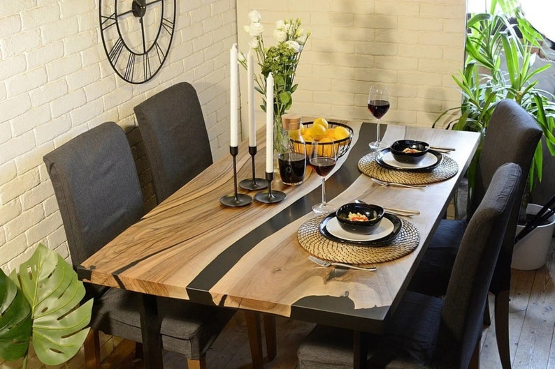 10 Best Epoxy Table Top For Home & Office 6 ocean wave resin table spot-epoxy resin table