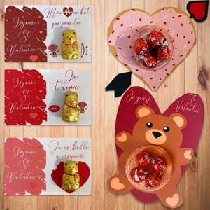 Valentinstagskarte, Valentinstagsgeschenk, Valentinstag tarjeta, Valentinstag, Karte, tarjeta de felicitaciones