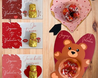 Carte st valentin, cadeau st valentin, tarjeta de san valentin, saint valentin, carte, tarjeta de felicitaciones