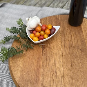 Wine Barrel Lazy Susan, Reclaimed Wood Lazy Susan