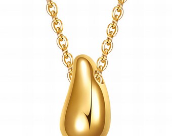 Collana con Ciondolo Quadrifoglio in Acciaio Inossidabile