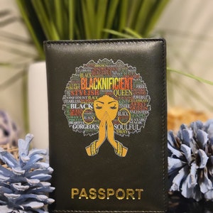 Passport Cover-Black girl