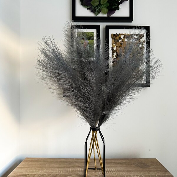 Grey Pampas Grass Etsy UK