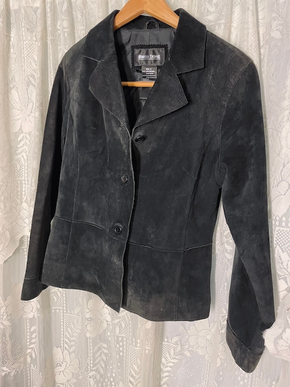 Genuine Leather Jacket Black - image 5