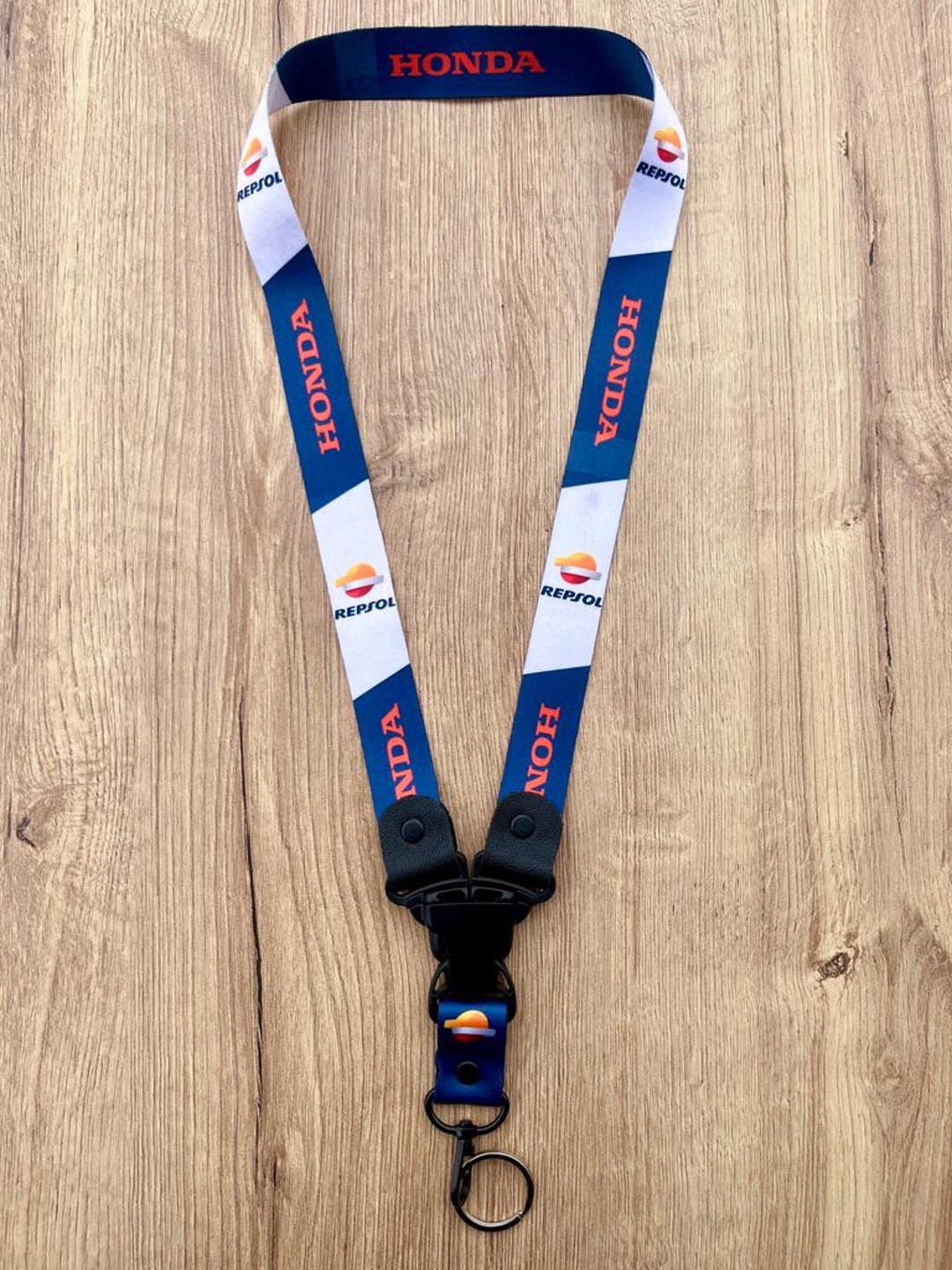 Lanyard Honda Repsol, Handmade Motorcycle Keychain, Motocross Keyrings ...