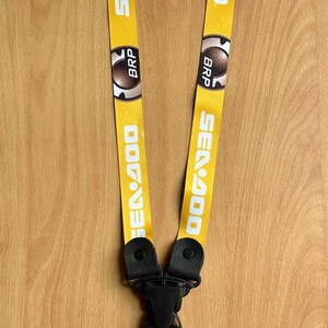 Sea Doo Lanyard, Handmade JetSki Keychain, BRP Watercraft Keyrings, Jet Ski Keyholder Keychain, Boat, Yacht, Bombardier, Yellow