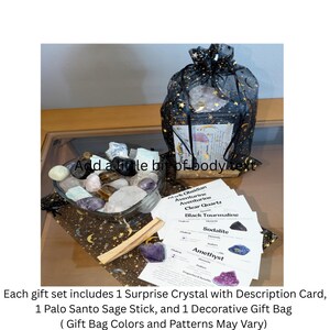 Lady Stirling's Wicked Garden Oracle Deck with Guidebook, and Crystal & Palo Gift Set image 3