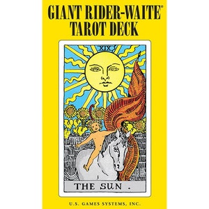 Giant Rider-Waite® Tarot von Pamela Colman Smith Mit Anleitungsbuch, Geschenkset, Geschenk