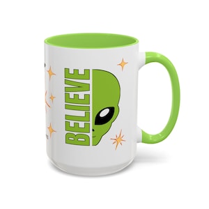 Alien Mugs Colorful 11oz & 15oz Mug, Lead-BPA Free, Coffee and Tea Lovers Gift, Space Enthusiasts,Gift for UFO Lovers, Sci-Fi, Holiday Gift
