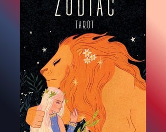 Zodiac Tarot Deck & Book Set By Cecilia Lattari and Ana Chávez With Guidebook, and Crystal and Palo Santo Gift