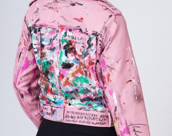 Upcycling Jacket – Handmade Arty Fashion Jacket – Unique Designer Jacket for Women – Statement Fashion
