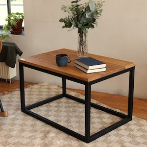 FerroLignum coffee table oak modern living room table wood