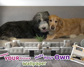 Custom Photo Peel and Stick Wallpaper: Personalized Wall Decor