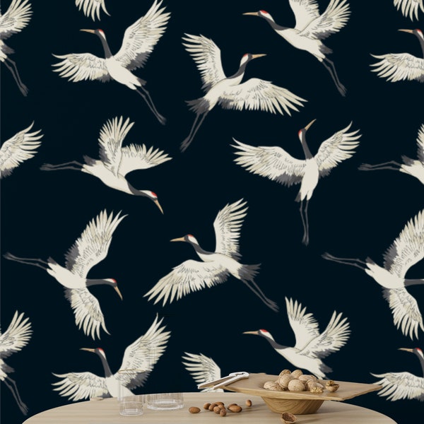 Heron Wallpaper - Etsy
