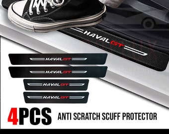 For Haval GT Car Door Sill Scuff plates Anti Scratch Sticker Protector - Red White Letters