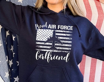 Air Force Girlfriend Hoodie: Militärisches Wertschätzungsgeschenk