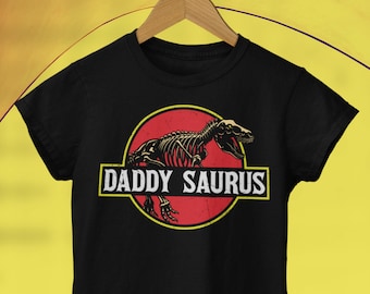 Father's Day T-shirt; Daddy-saurus, T-Rex Father's Day gift