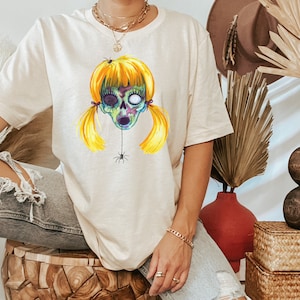 Halloween, Halloween Tshirt, Funny Halloween Shirt, Zombies, Funny Zombie Shirt, Zombie Girl Tee, Halloween Gift, Spooky Season, Fall
