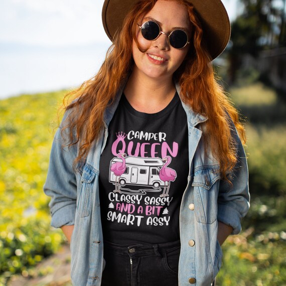 Rv Camping Shirt For Women Funny Queen Of The Rv Camper Gift Rv Camping Shirt For Women Funny Queen Of The Rv Camper Gift