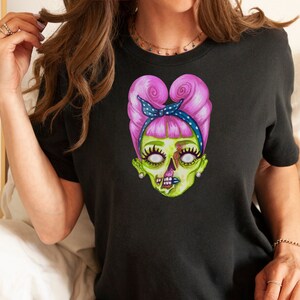 Halloween, Halloween Tshirt, Funny Halloween Shirt, Zombies, Funny Zombie Shirt, Zombie Girl Tee, Halloween Gift, Spooky Season, Fall Tee