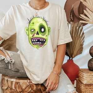Halloween, Halloween Tshirt, Funny Halloween Shirt, Zombies, Funny Zombie Shirt, Zombie Tee, Halloween Gift, Spooky Season, Fall Tee