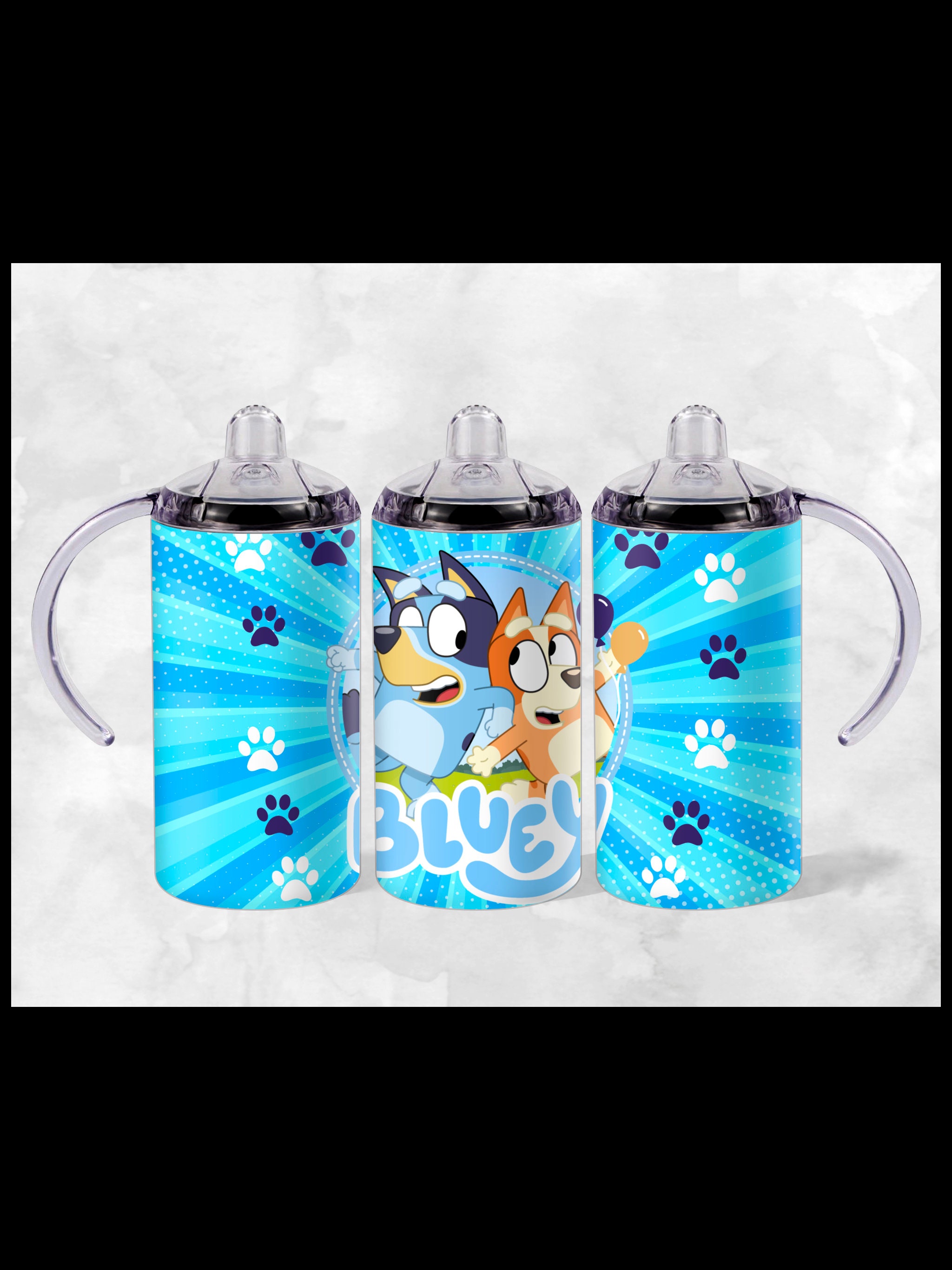 Bluey girl 12 oz sippy cup/kids cup