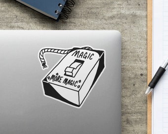 Magic / More Magic Funny Linux Sysadmin Sticker