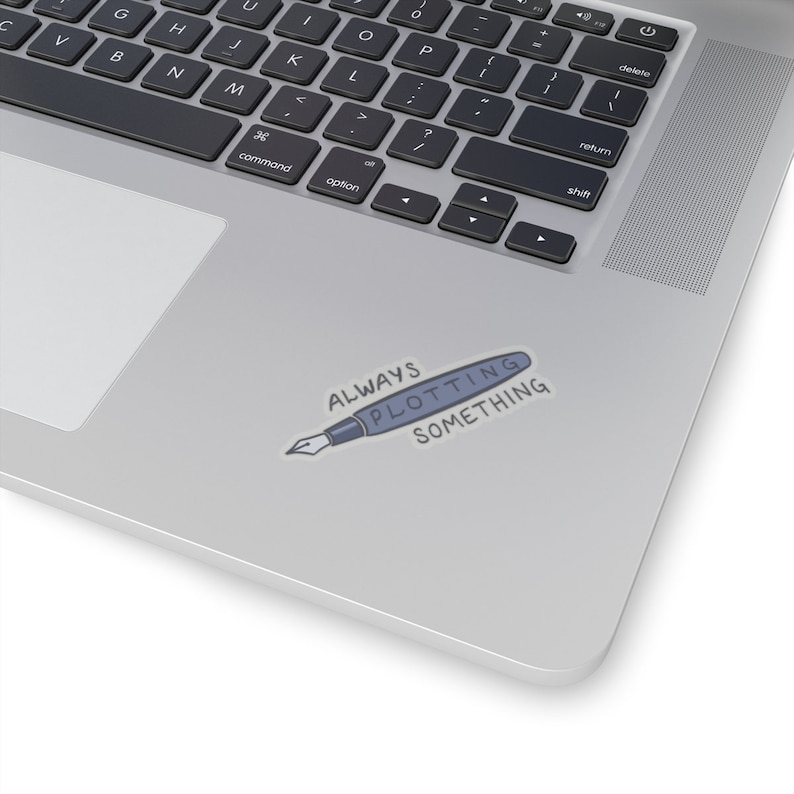 Always Plotting Something Story Writing Sticker, Small Gift for Writer Author Novelist Screenwriter image 4