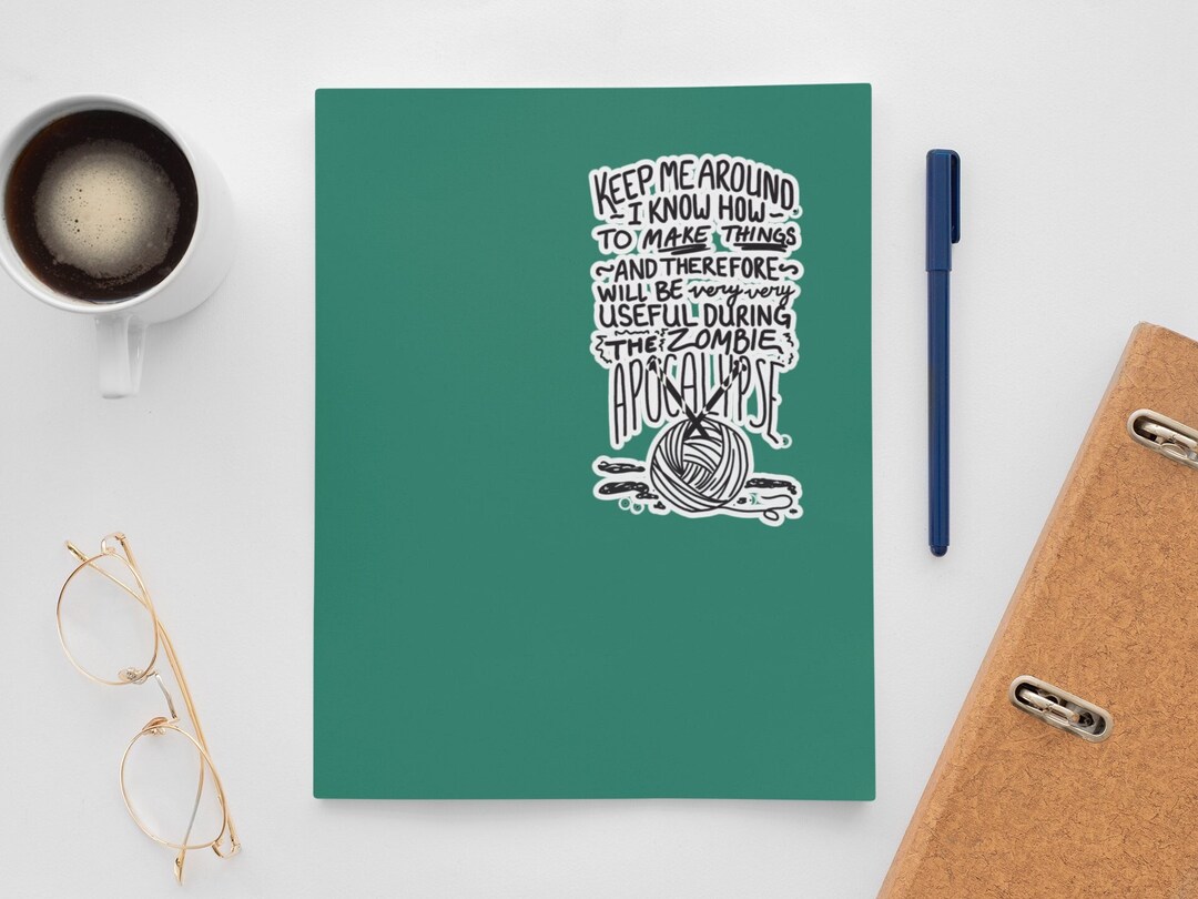 Apocalypse Crafter Zombie Prepper Sticker - Etsy