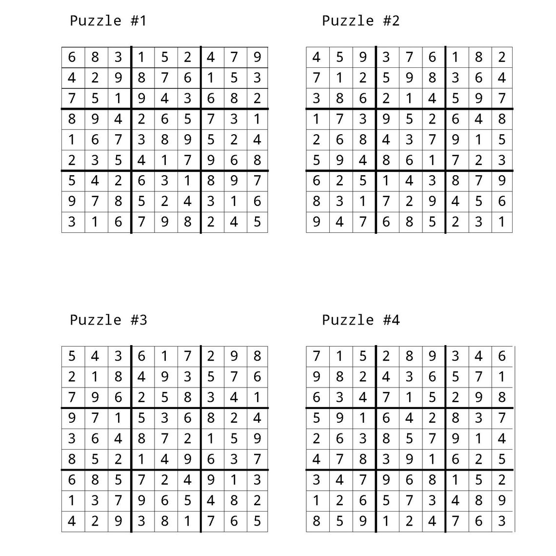 Sudoku Puzzles Volume 2 300 Printable Puzzles Easy to Hard 100 Each