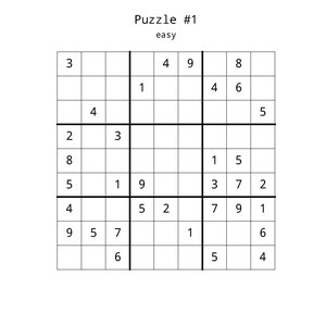 Sudoku-pussel - Volym 1 | 300 utskrivbara pussel från lätt till svårt (100 styck) | Stor stil | Digitalt | Utskrivbara sidor | Direktnedladdning i PDF-format bild 4