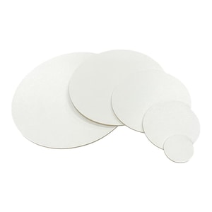 3 mm vit träskiva tillverkad av MDF-träfiberplatta, rund träskiva, cirkel, träplatta, vitbelagd, träcirkel, träring, träplatta, underlägg