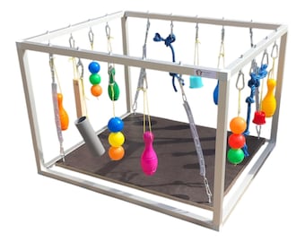 Aluminium speelkubus, speelbox, speelstandaard, speelgoed, puppyspeelgoed voor puppy's, honden, katten, speelblok, hondenspeelgoed, diverse maten