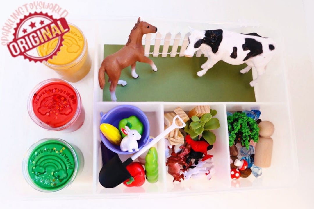 Farm Playdough Kit Farm Sensory Kit Playdough Sensory Kit