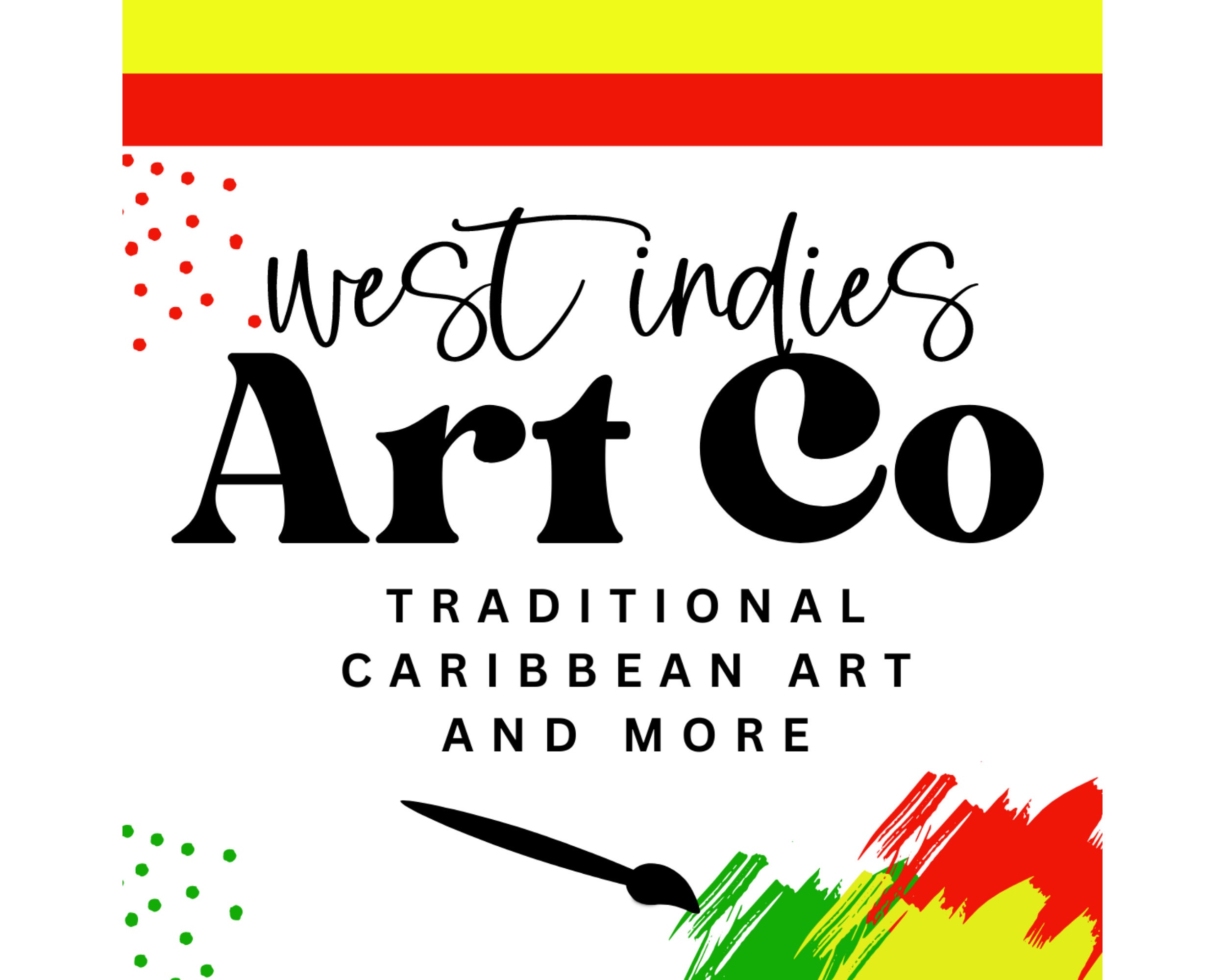 House in Jamaica Painting Green Caribbean House Caribbean Etsy