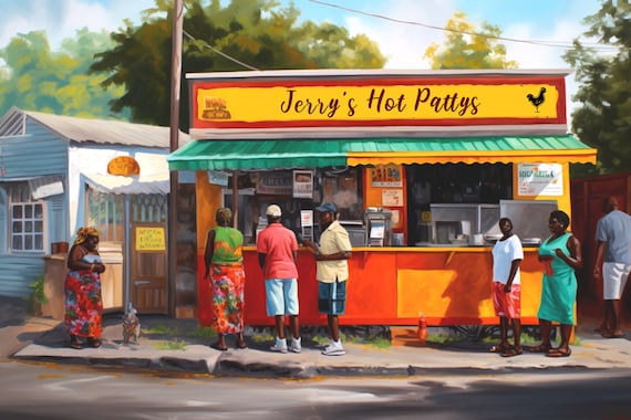 Art from Jamaica Custom Personalised Caribbean Gift Idea Art from Jamaica Add Your Name Poster Print Gift for Jamaican or Other Caribbean