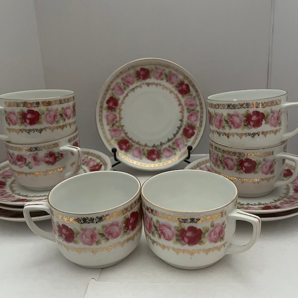 Victoria Czechoslovakia Tea Set Etsy