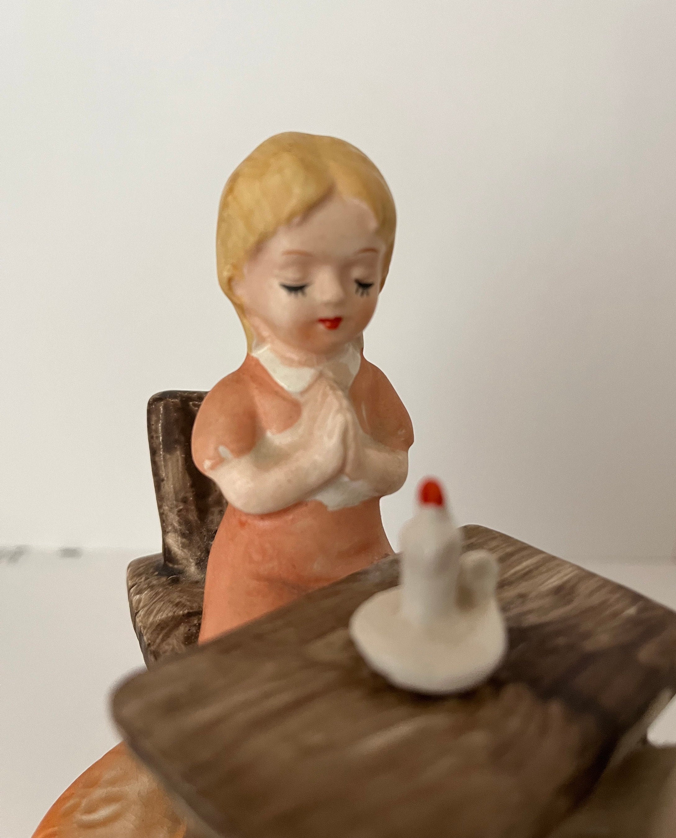 Music Box Boy and Girl Praying Etsy