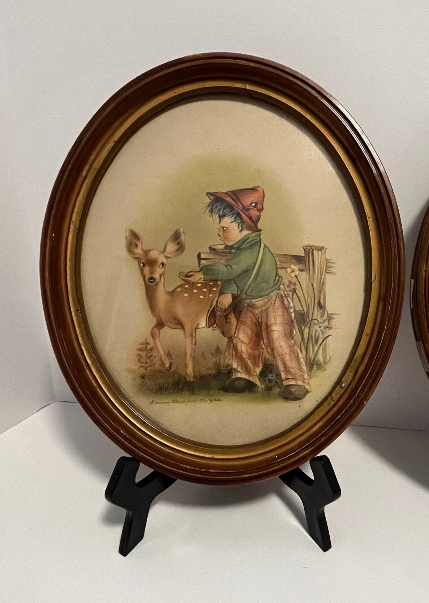 Pair of Marion Bradford Burgess Prints Etsy