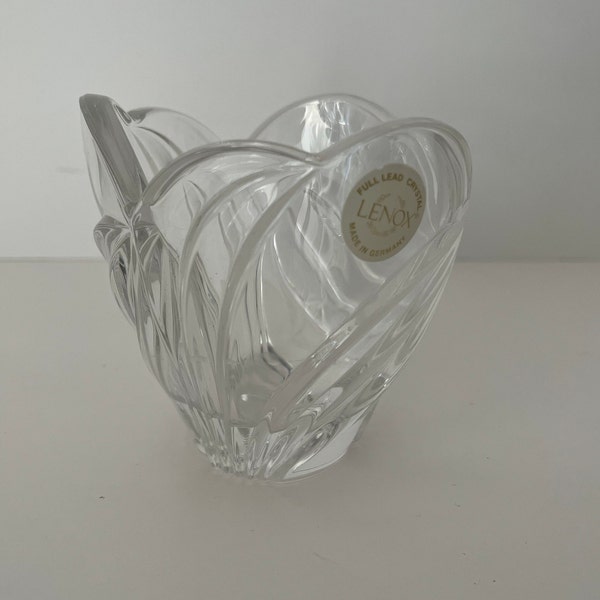 Lenox Lead Crystal Vase Etsy