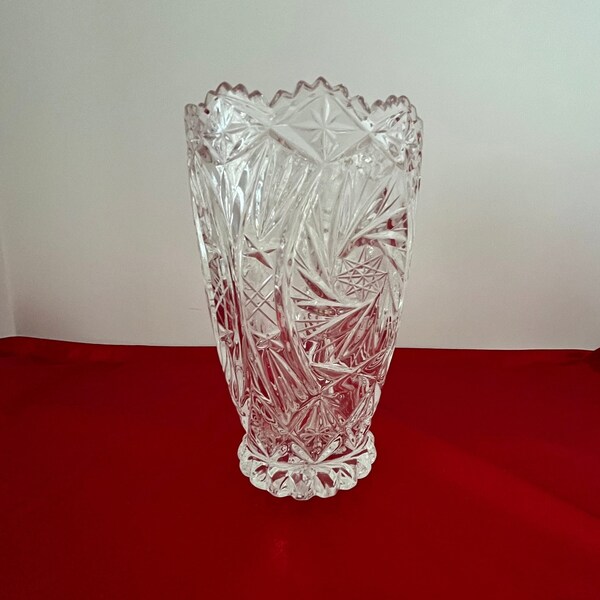 Lead Crystal Vases Etsy