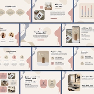 Modern Business Powerpoint Template | PPT Minimalist | Persentation Slide | Marketing Strategy | Slide Deck | Fun Design