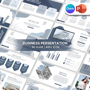 Hand Drawn Powerpoint Template | Canva Persetation | Boho Powerpoint For Business | Slide Deck Templates