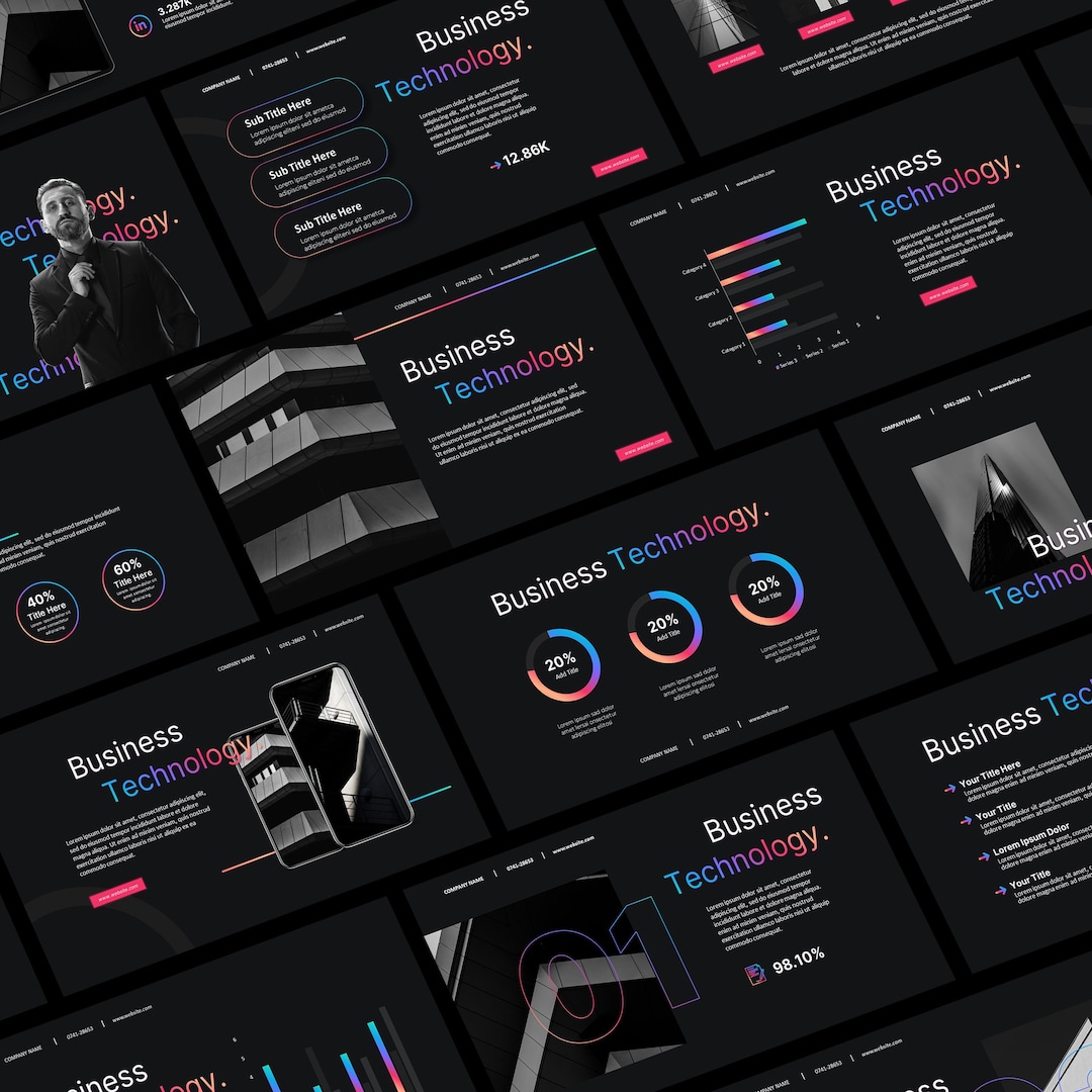 Minimalist Black Powerpoint Template - Modern & Professional Design for ...