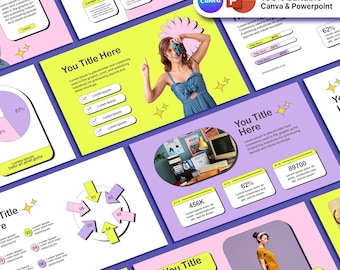 Retro-minimalistische Sjablonen PowerPoint presentatie | Zakelijke presentatie (PPT)