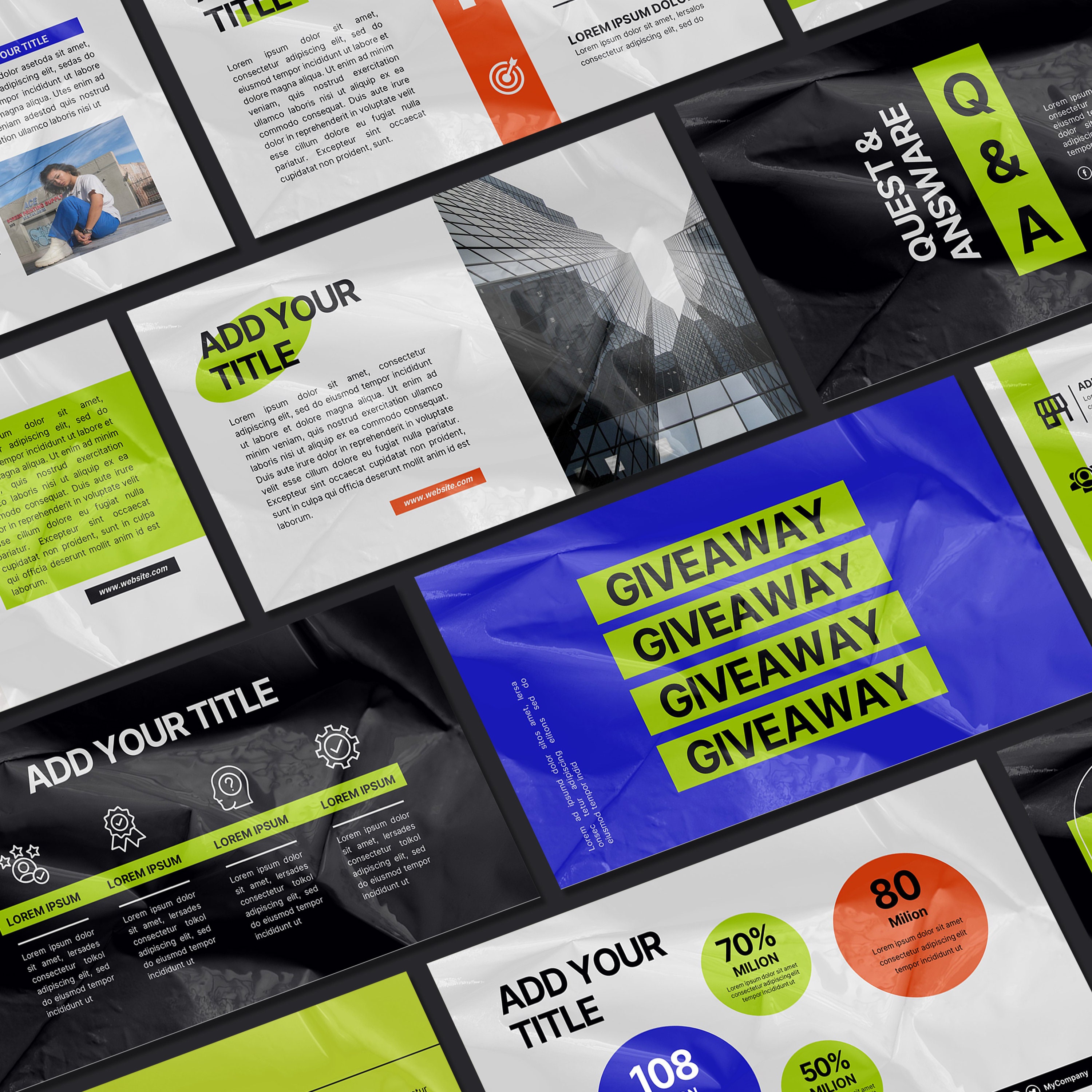 Urban Powerpoint Template | Presentation Slide | PPT Minimalist ...