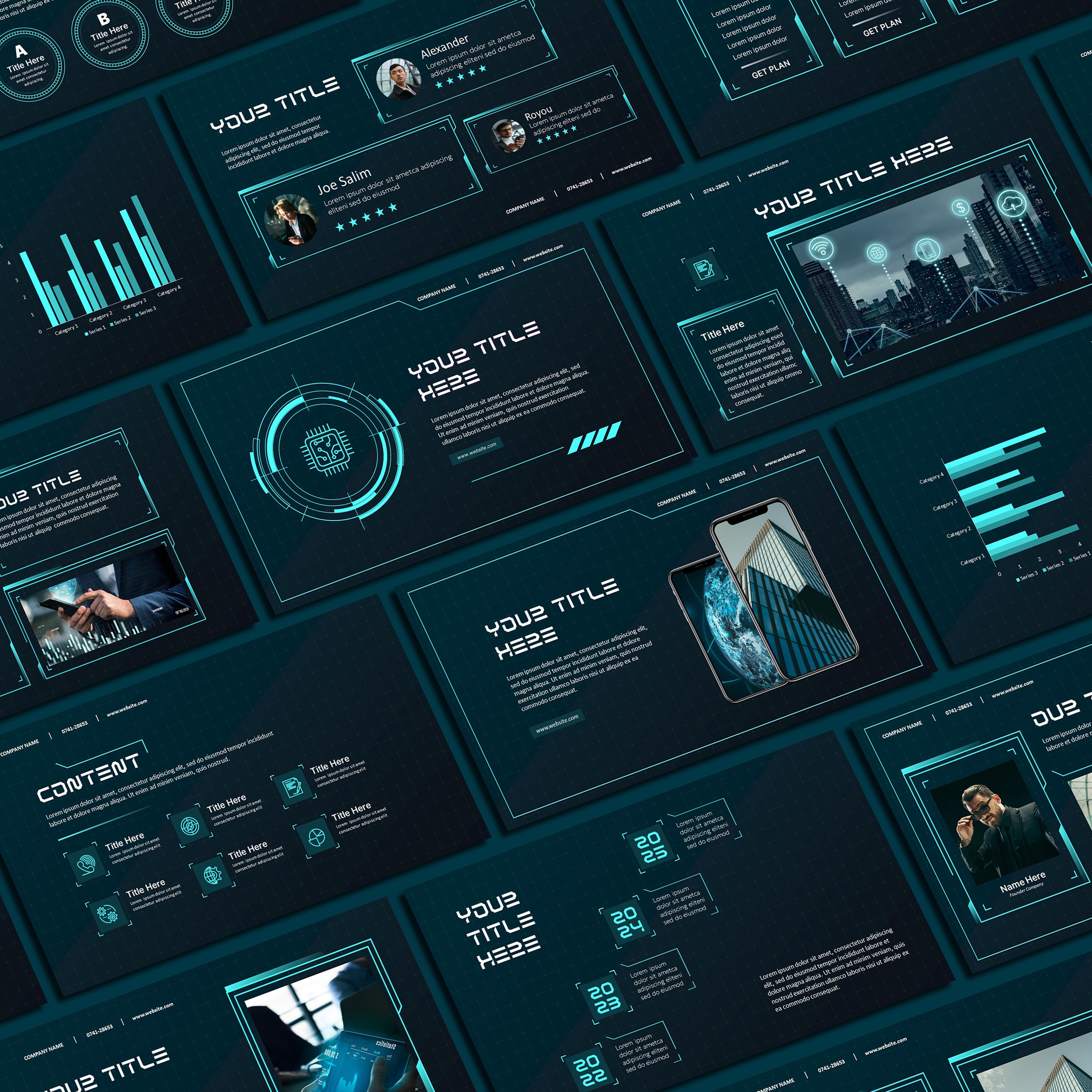 Technology Powerpoint Template | PPT Modern | Business Presentation ...
